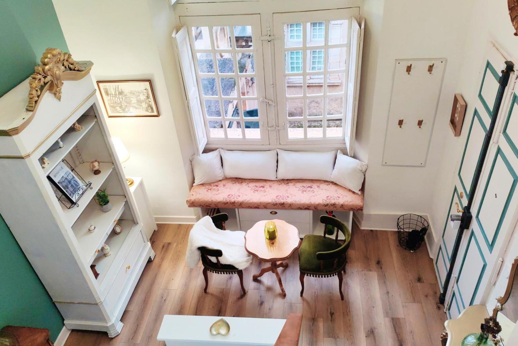 Appartement Bulle D'Antan En Coeur De Ville - Monument Classe Historique - Grand Jaccuzi Καστρ Δωμάτιο φωτογραφία