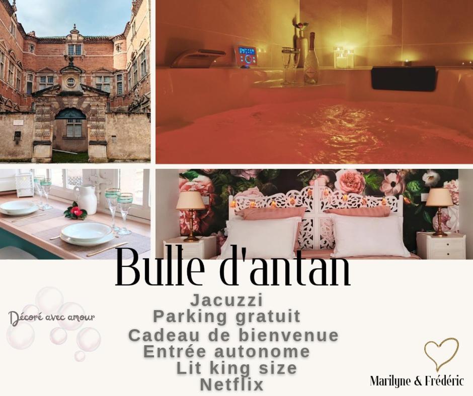Appartement Bulle D'Antan En Coeur De Ville - Monument Classe Historique - Grand Jaccuzi Καστρ Εξωτερικό φωτογραφία